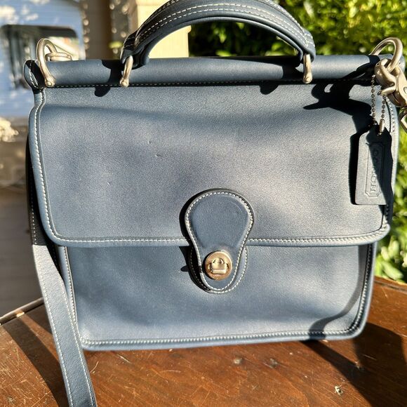 Coach Willis Bag Style No. 9927 in Blue (Soon to be Vintage) - Picture 3 of 14